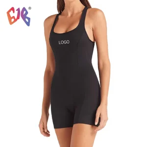 Women’s Sports Bodysuit Quick Dry Stretchy Soft Compression Yoga Romper Halter Neck Jumpsuit