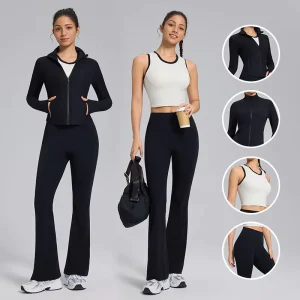 Women’s Sports Wear Gym Fitness Yoga Sets Fitness Clothing Activewear Sets Women Sportswear High Waist Workout Clothes for Women