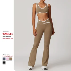 Women’s Sports Wear Gym Fitness Yoga Sets Fitness Clothing Activewear Sets Women Sportswear V Waist Workout Clothes for Women