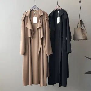 Women’s Spring Autumn Trench Coat Oversize Lady Long Coat