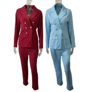 Women’s Stylish Slim Pants Suit Office Wear