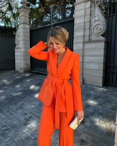 Women’s Suits Autumn Stylish Sexy Blazers and Pants Two Piece Suit Set for Ladies