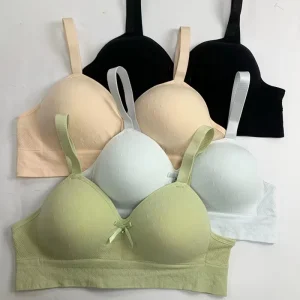 Women’s Summer Eco Friendly Seamless Push Up Wireless Bra with Adjustable Straps Breathable & Quick Dry Everyday Comfort