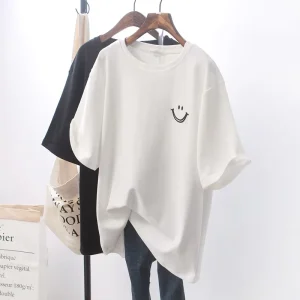 Women’s Summer Loose Plus Size Short Sleeve T-Shirt