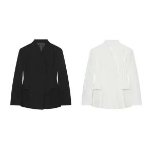 Women’s Summer New Arrival Slim Fit Stand Collar Long Sleeve Blazer