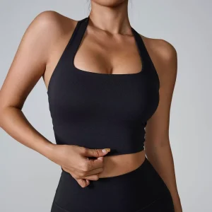 Women’s Summer Running Bra Quick Dry Crisscross Straps Compression Tracksuit Clothing Wear Fitness Yoga Bra