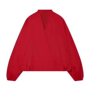 Women’s Summer Simple Double-Platform Snap-Close V-Neck Long-Sleeve Jacket 5247049