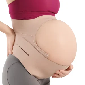 Women’s Summer Spring Tummy Control Pregnancy Support Maternity Belt Breathable Nylon Elastic Adjustable Abdominal Pain Relief