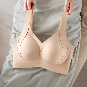 Women’s Summer Style TJ Bra Plus Size Seamless Thin Lift Large Bust Bra