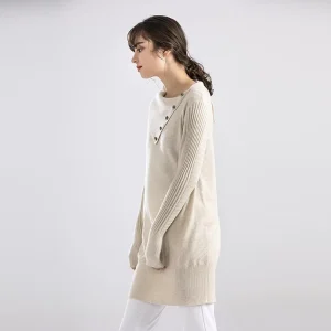 Women’s Sweater New Fashion Turndown Neck Fit Pullover Sweaters Cardigan for Women