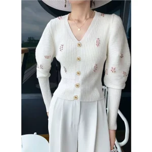 Women’s Sweaters Fashion Sexy Korean Sweater Clothing Fall Long Sleeve Cardigan