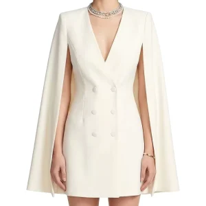 Women’s Textured Blazers Shawl Dresses for Daily Outings, Office Wear and Formal Occasions