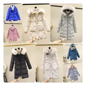 Women’s Thicker Jackets Zipper Winter Overcoat Short Cropped Waterproof for Autumn