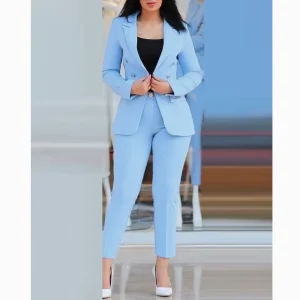 Women’s Two Piece Casual Fashion Professional Dress Women’s Suit Set