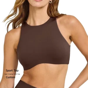 Women’s Ultra Soft Butter Skin Friendly Fabric Yoga Tank Top Open Back Fitness Vest Sleeveless Skinny Sports Bra for Women