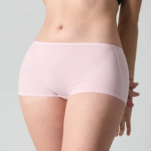 Women’s Underwear Cross Border Popular High Elastic Bare Feel Antibacterial Mid Waist Sports Boxer Briefs