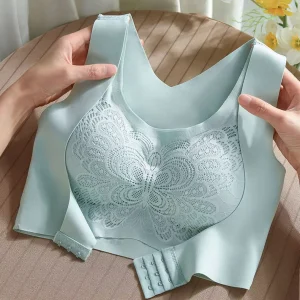 Women’s Underwear Lace Seamless Bras Lingerie Ladies Brassiere Sports Fitness Wireless Large Size Bra