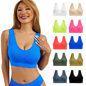 Women’s Underwear Set Thin Section No Steel Ring Bra Plus Size Sports Camisole Bra