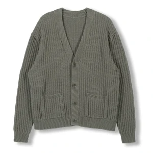 Women’s V Neck Autumn Winter Long Wide Sleeve Cardigan Elegant Sweater White Buttons Sweater Cardigan