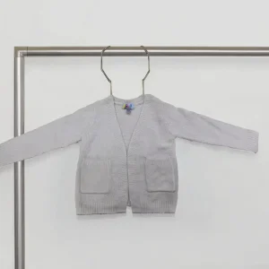Women’s Vintage Nurse Cardigan V Neck Knitwear with Ruffles Single Breasted Outerwear for Winter Duty Front Logo