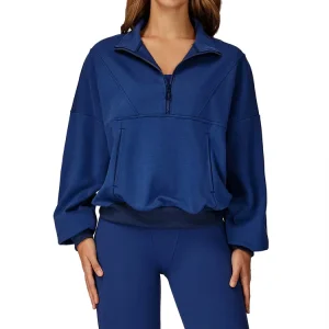 Women’s Windproof Zip Up Hoodie Warm Versatile Sweatshirt for Outdoor Sports & Casual Style Autumn Winter
