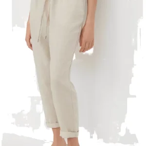 Women’s Winter Casual Elastic Waist Regular Fit Fashionable Versatile Sports Pants Drawstring Side Flap Pocket