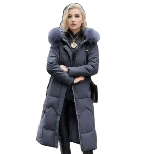 Womens Winter Coat Knee Length Slim Coats Winter Ladies Women Coat