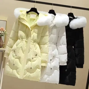 Women’s Winter Elegant Thickened Long Hooded Coat