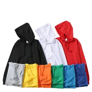 Women’s Winter Polyester Cotton Knitted Pullover Hoodie Warm Fleece Long Sleeve Casual Hooded Sweatshirt