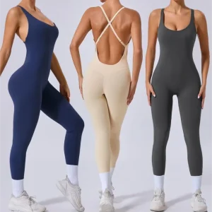 Women’s Workout Romper Yoga Leggings Jumpsuit Woman Fitness Wear Yoga Jumpsuit