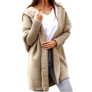 Women’s X Long Batwing Knitted Cardigan All Season Soft Warm Wool Sweater Coat Loose Casual Winter Style