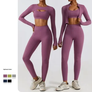 Women’s Yoga Active Wear Set Running Active Wear Yoga Set Gym Fitness Sets
