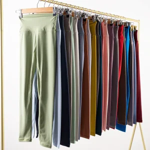 Women’s Yoga Leggings Tummy Control Full Length Color Blocking Fitness Sports Pants Outerwear Running Base