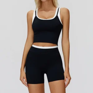 Workout Wear Sets Women Fitness Activewear Gym Clothing Sports Active Wear High Elastic Shorts Yoga Sets