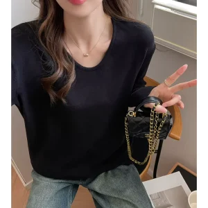 XIYU Custom Women’s Summer Slim Fit Breathable Casual Polyester Knitted Top