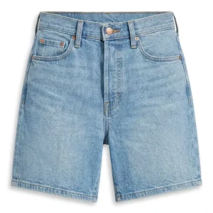 XUCHANG OEM Custom Logo Manufacturer High Quality Classic Washed Jorts 100% Cotton High Waist Denim Jeans Shorts Women