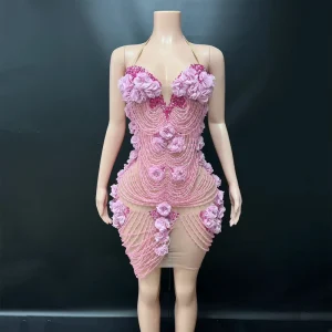 Y5254 Cocktail Dresses Evening With Diamonds Elegant Women’s Party Clothing Club Dress