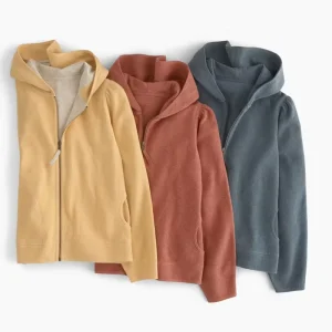 Zip up Hoodie for Women Organic Cotton Women’s Hoodies Custom Jersey Hoodie Jackets Womens Hooded Sweatshirts